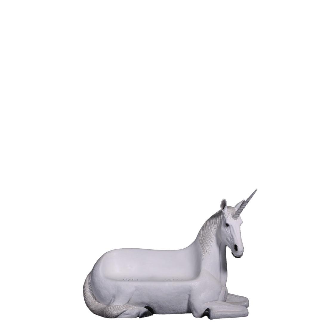 Unicorn Bench Statue - LM Treasures Prop Rentals