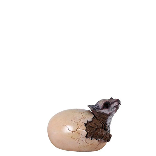 Hatching Triceratops Dinosaur Egg Statue - LM Treasures Prop Rentals