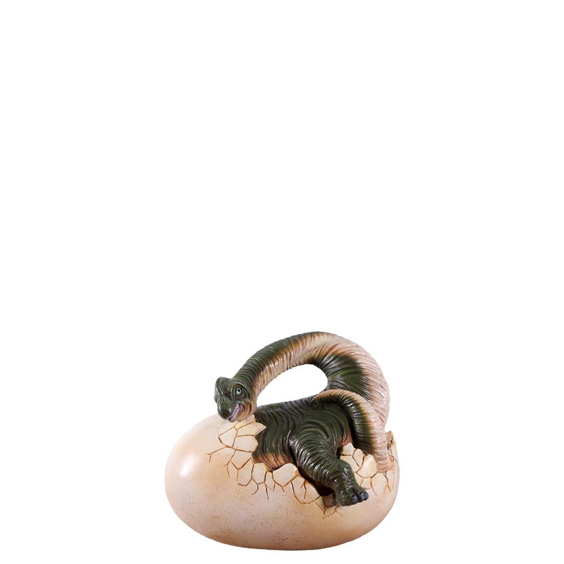 Hatching Brachiosaurus Dinosaur Egg Statue - LM Treasures Prop Rentals