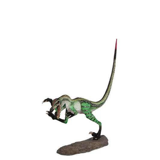 Ferocious Velociraptor Dinosaur Statue - LM Treasures Prop Rentals