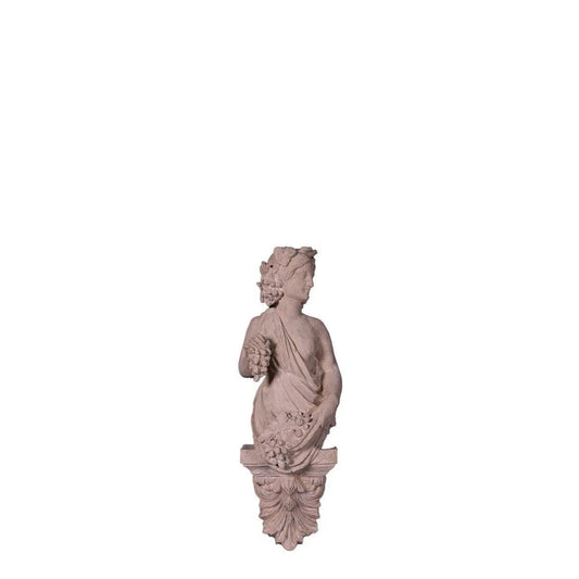 Small Pomona Stone Wall Décor Statue - LM Treasures Prop Rentals