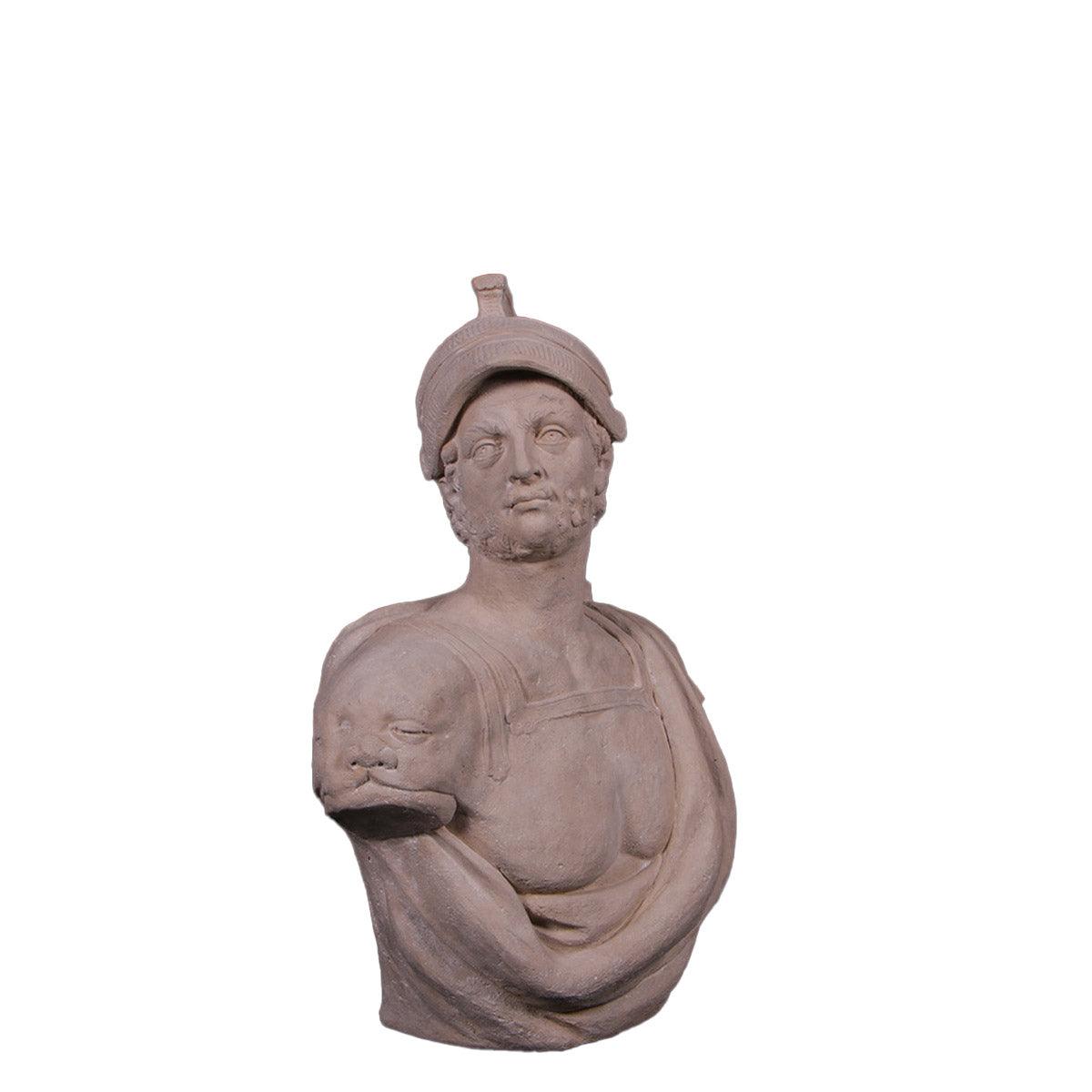Mars Stone Bust Statue - LM Treasures Prop Rentals