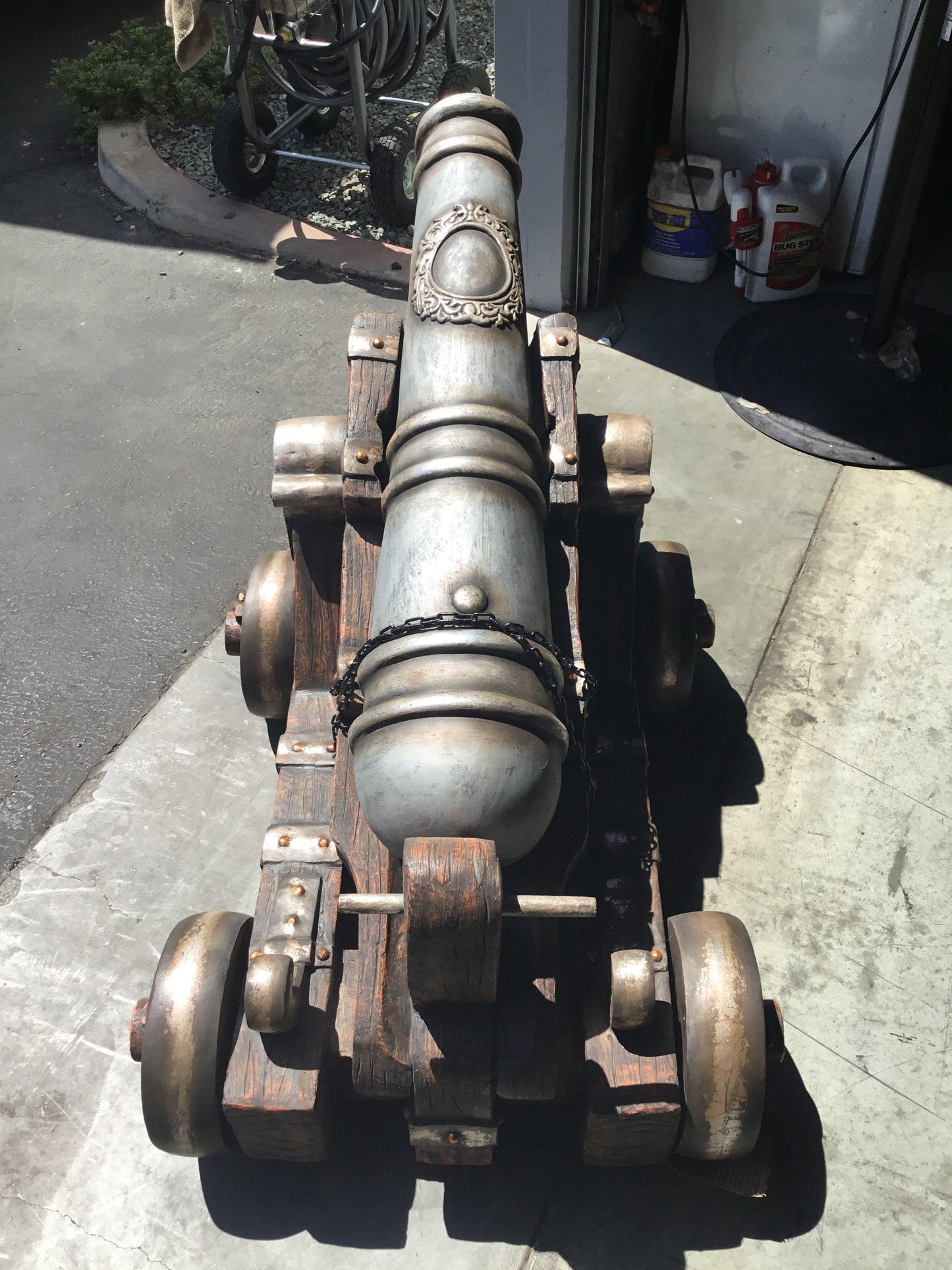 Pirate Cannon Life Size Statue