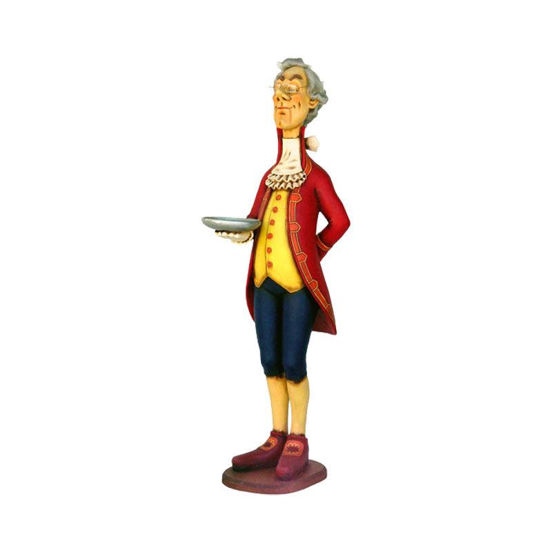 Funny Butler Life Size Statue - LM Treasures Prop Rentals