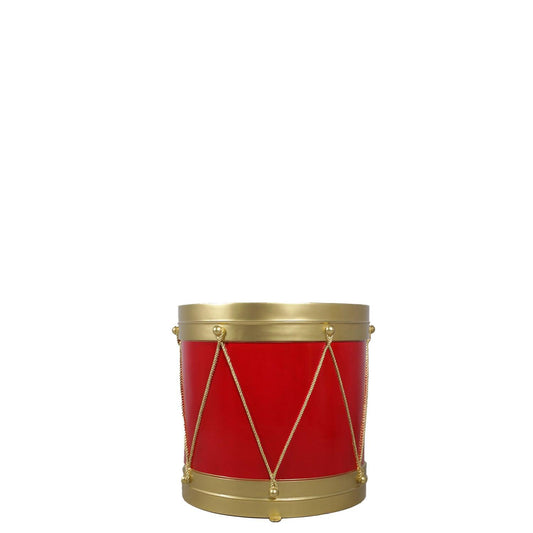 Red And Gold Drum Statue - LM Treasures Prop Rentals