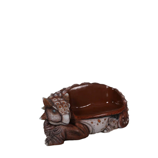 Minim Ankylosaur Dinosaur Bench Statue - LM Treasures Prop Rentals