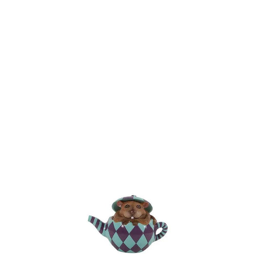 Mouse In Tea Cup Statue - LM Treasures Prop Rentals