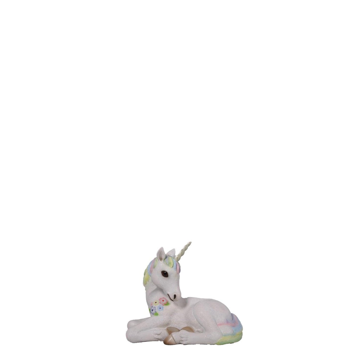 Baby Resting Unicorn Statue - LM Treasures Prop Rentals