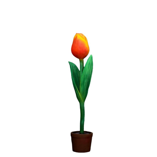 Large Tulip Flower Statue - LM Treasures Prop Rentals