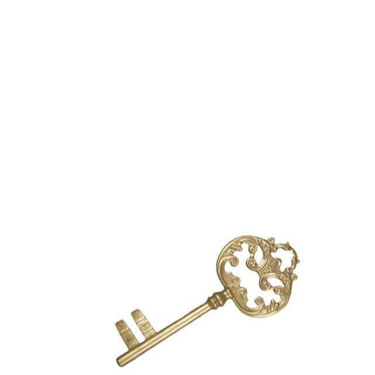 Large Gold Key Statue - LM Treasures Prop Rentals