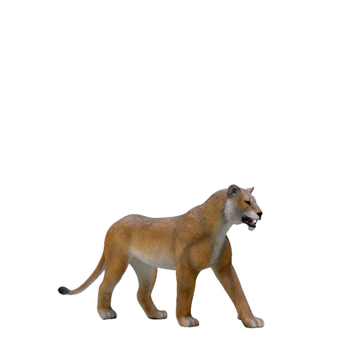 Walking Lioness Life Size Statue - LM Treasures Prop Rentals
