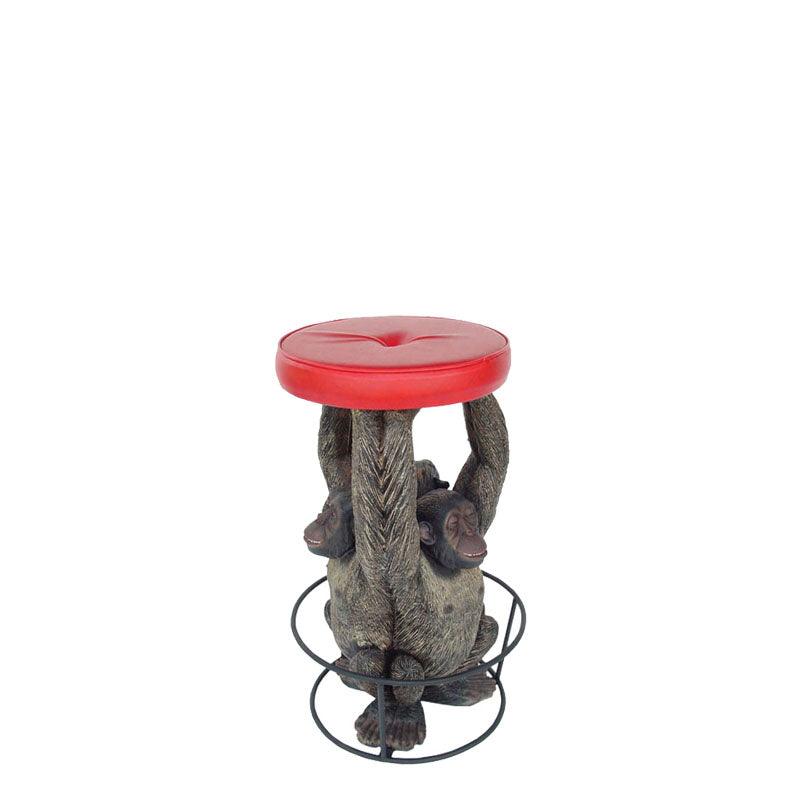 Monkey Barstool Over Sized Statue - LM Treasures Prop Rentals