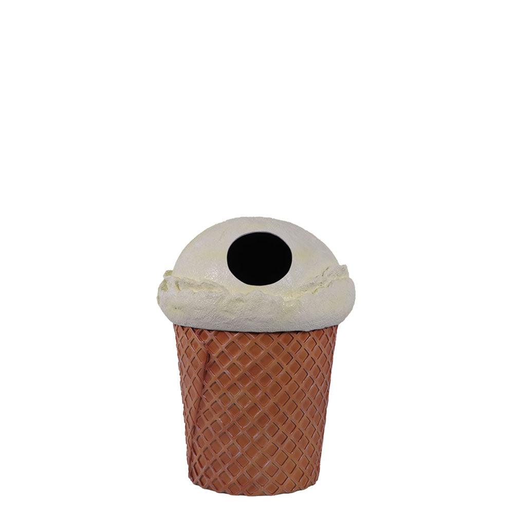 Ice Cream Trash Can Statue - LM Treasures Prop Rentals