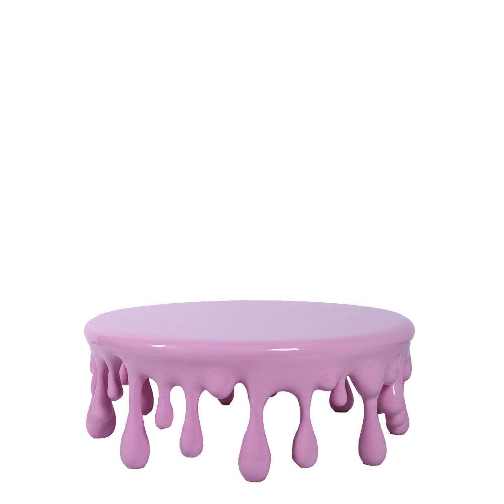 Melting Drip Round Table Statue - LM Treasures Prop Rentals