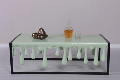 Melting Drip Rectangle Table Statue - LM Treasures Prop Rentals 