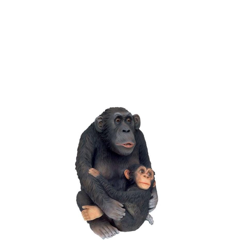 Monkey With Baby Statue - LM Treasures Prop Rentals