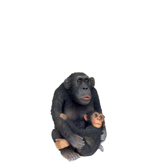 Monkey With Baby Statue - LM Treasures Prop Rentals