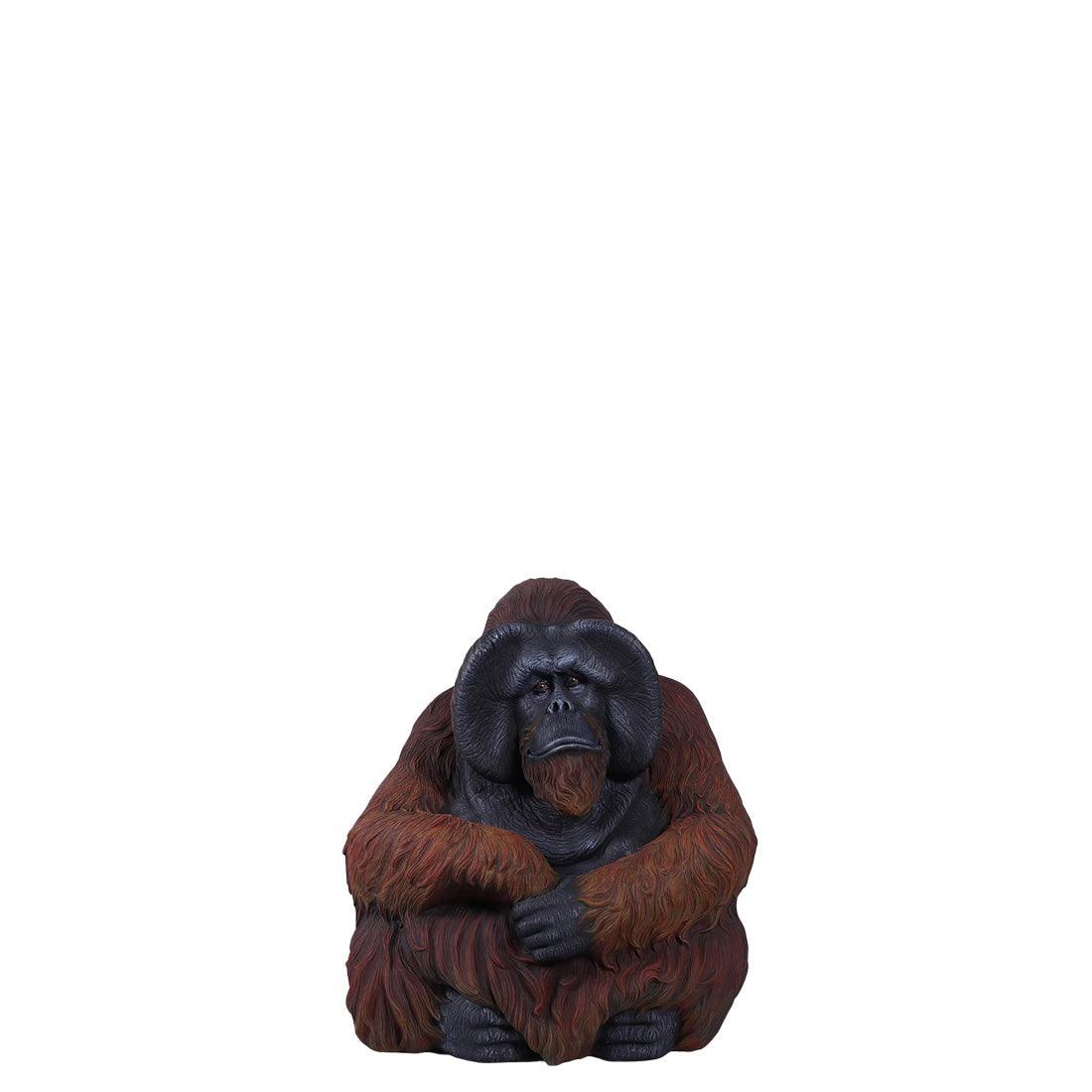 Sitting Orangutan Statue - LM Treasures Prop Rentals