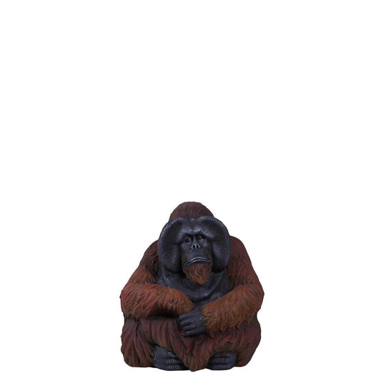 Sitting Orangutan Statue - LM Treasures Prop Rentals
