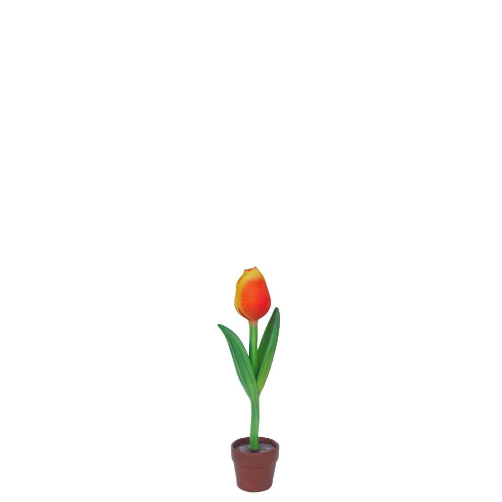 Small Tulip Flower Statue - LM Treasures Prop Rentals