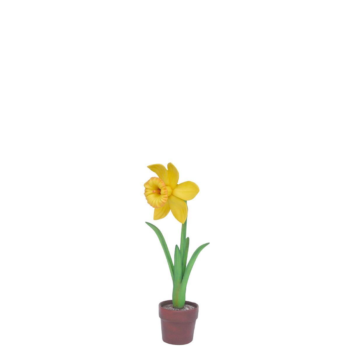 Small Narcis Flower Statue - LM Treasures Prop Rentals