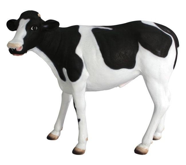 Cow Holstein Calf # 2 Farm Prop Life Size Resin Statue - LM Treasures Prop Rentals
