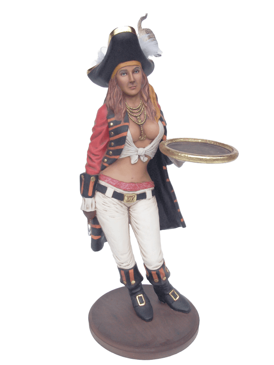 Lady Pirate Butler Small Statue - LM Treasures Prop Rentals