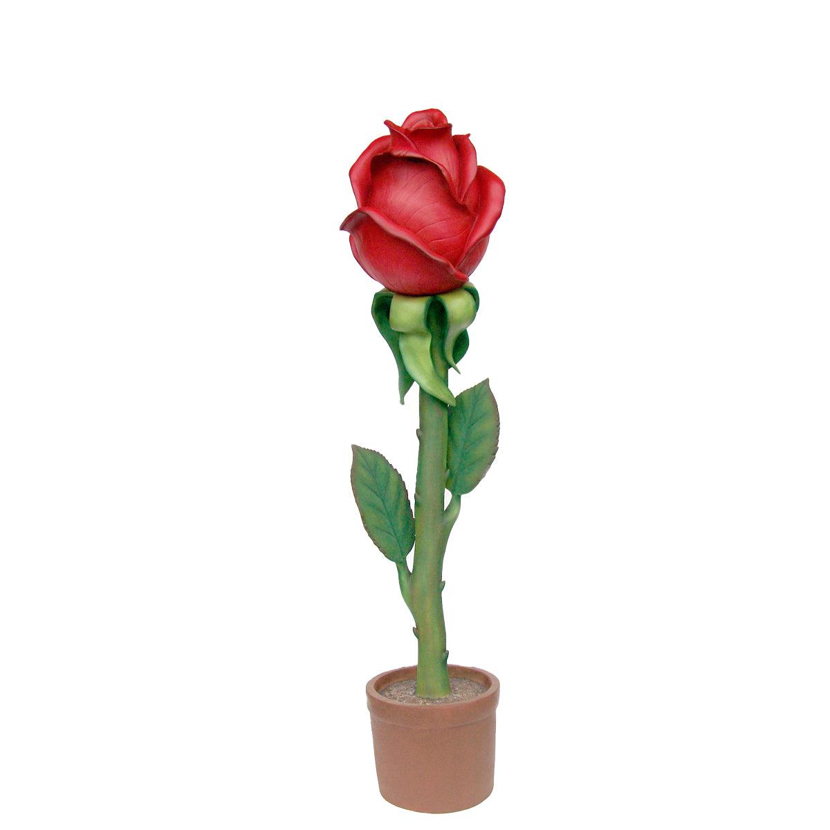 Large Rose Flower Statue - LM Treasures Prop Rentals