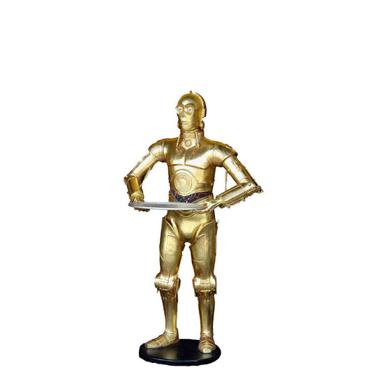3P0 Space Robot Statue - LM Treasures Prop Rentals