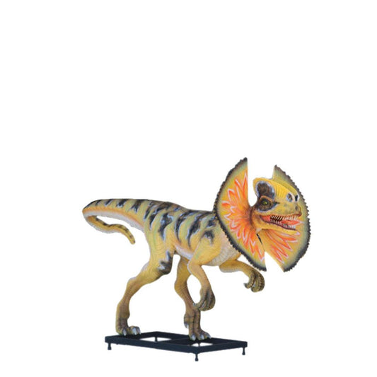 Venenifer with Dorsal Fin Dinosaur Life Size Statue - LM Treasures Prop Rentals