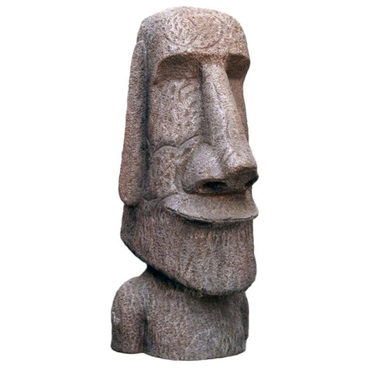Eastern Island Stone Head Bust Statue - LM Treasures Prop Rentals