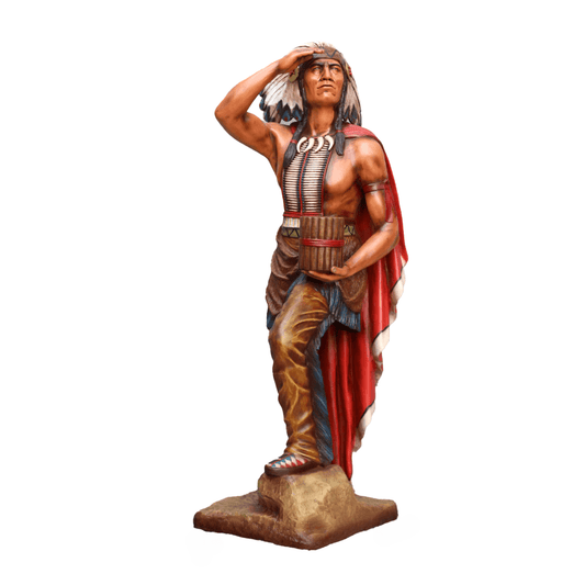 Tobacco Indian Chief Cigar Store Life Size Statue - LM Treasures Prop Rentals