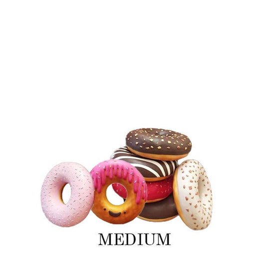 Medium Donut Set of 7 - LM Treasures Prop Rentals