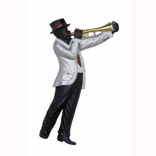 Jazz Band Trumpet Player Wall Decor - LM Treasures Prop Rentals