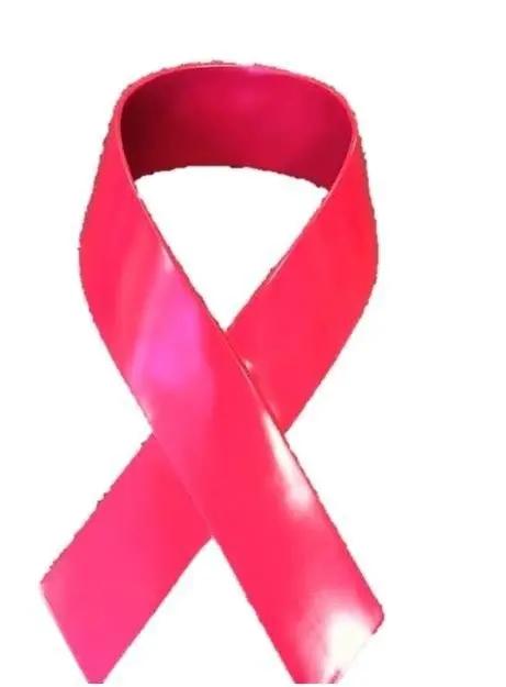 Wall Decor Pink Cancer Ribbon Display - LM Treasures Prop Rentals