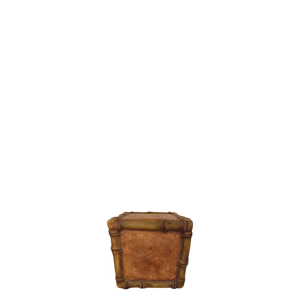 Bamboo Resin Crate - LM Treasures Prop Rentals