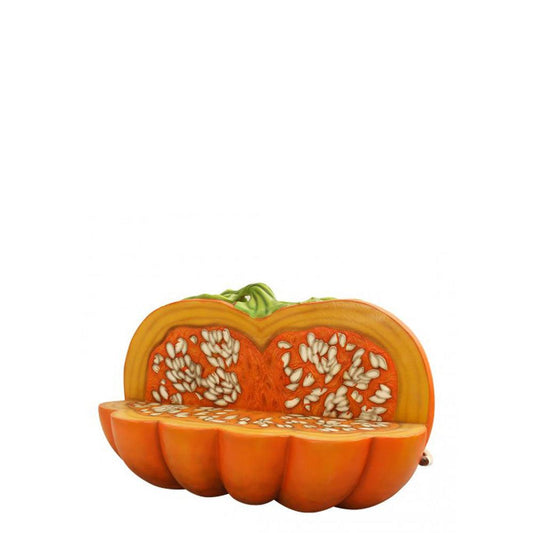 Pumpkin Bench Statue - LM Treasures Prop Rentals