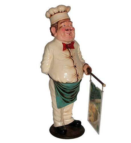 Cook With Menu Holder 2 ft. - LM Treasures Prop Rentals