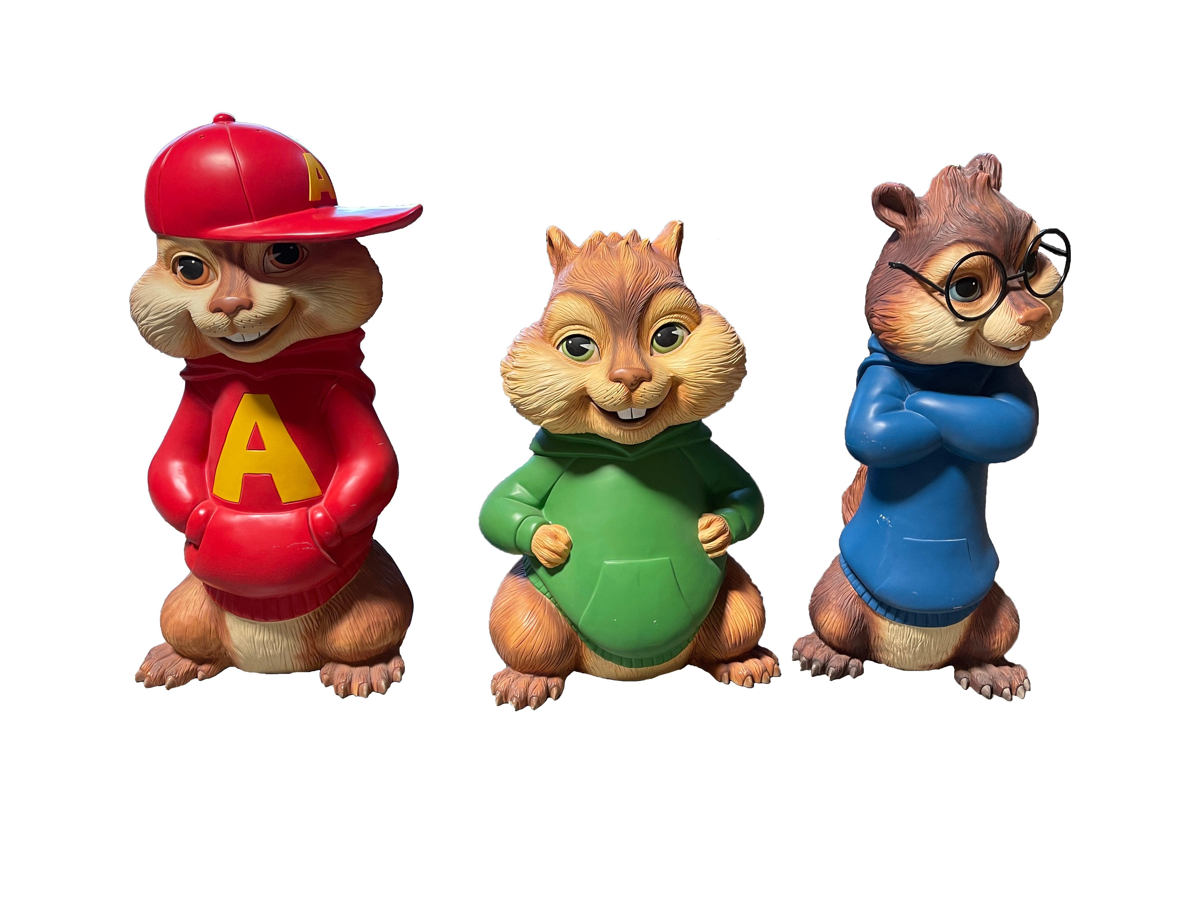 Classic Alvin and the Chipmunks Statue