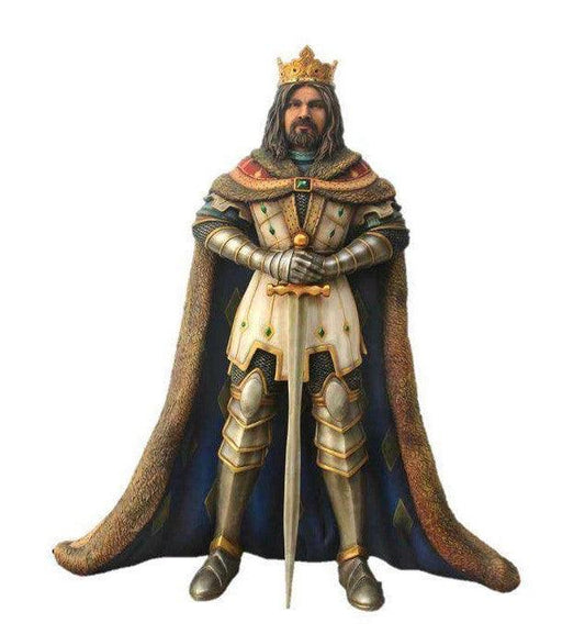 King Arthur Life Size Mythical Prop Decor Resin Statue - LM Treasures Prop Rentals
