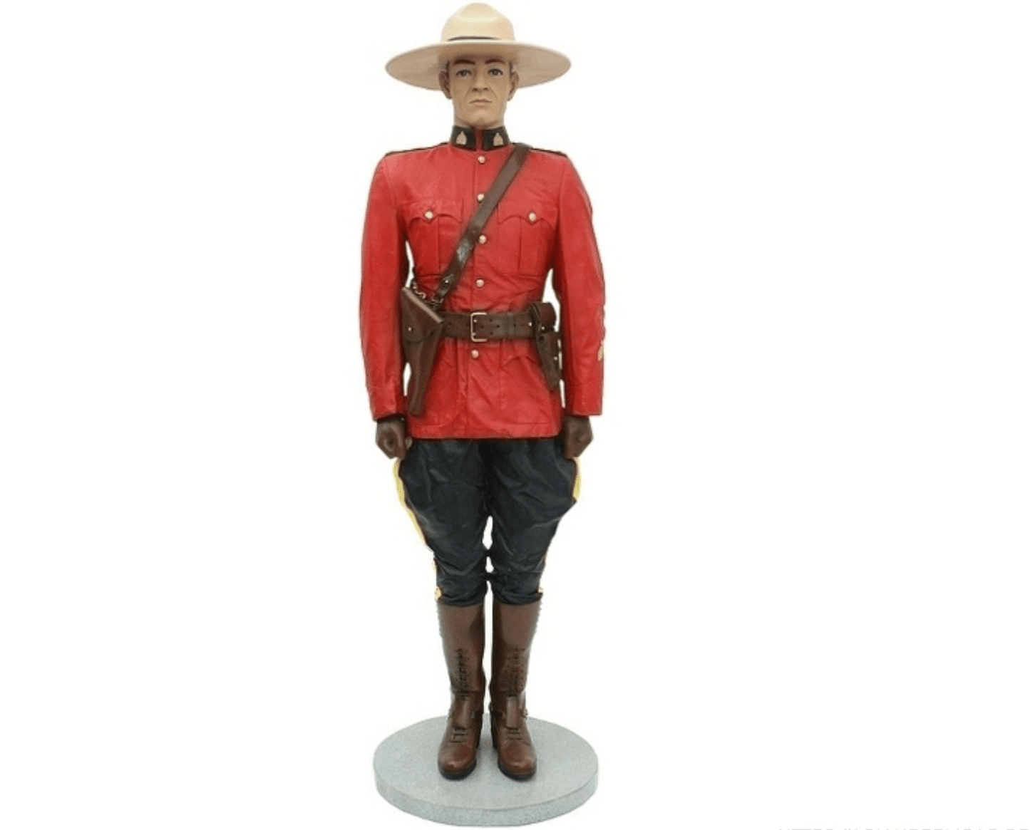 Canadian Policeman Life Size Movie Prop Decor Statue - LM Treasures Prop Rentals