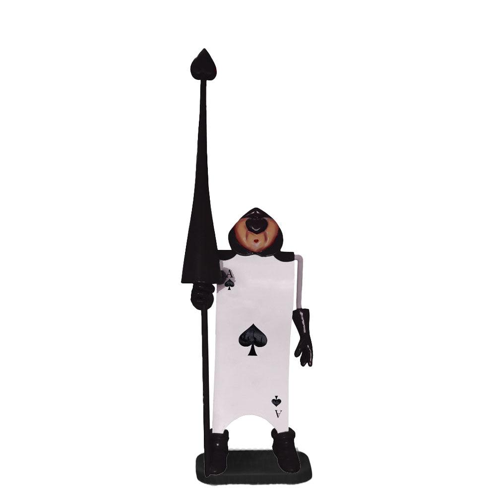 Single Playing Card Statue - LM Treasures Prop Rentals