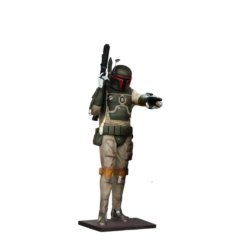 Fett Space Hunter Statue - LM Treasures Prop Rentals