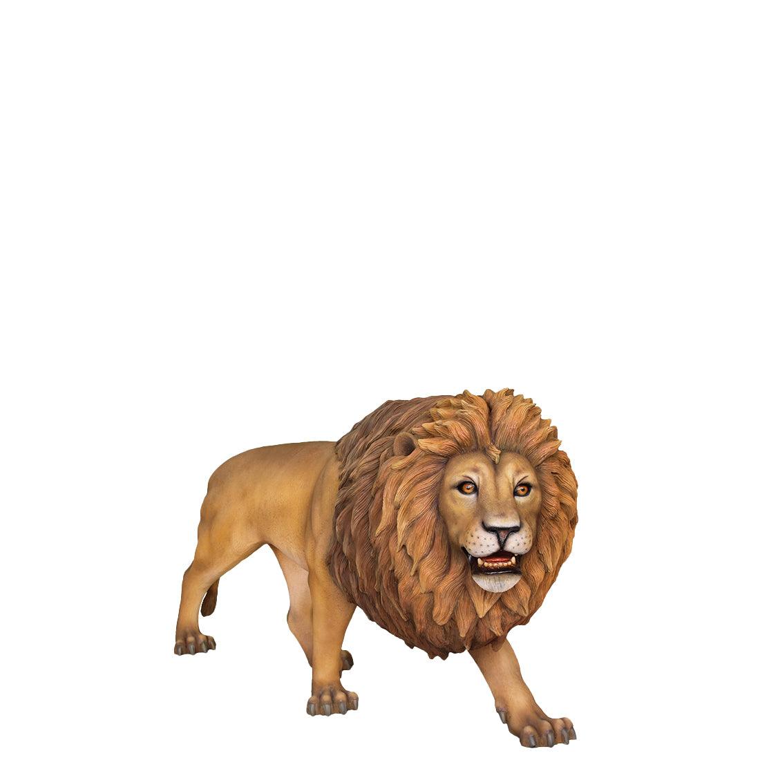 Walking Lion Life Size Statue - LM Treasures Prop Rentals