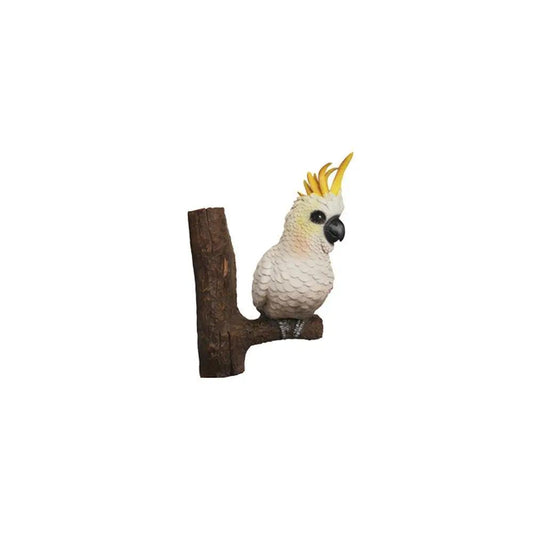 Cockatoo On Branch Statue - LM Treasures Prop Rentals