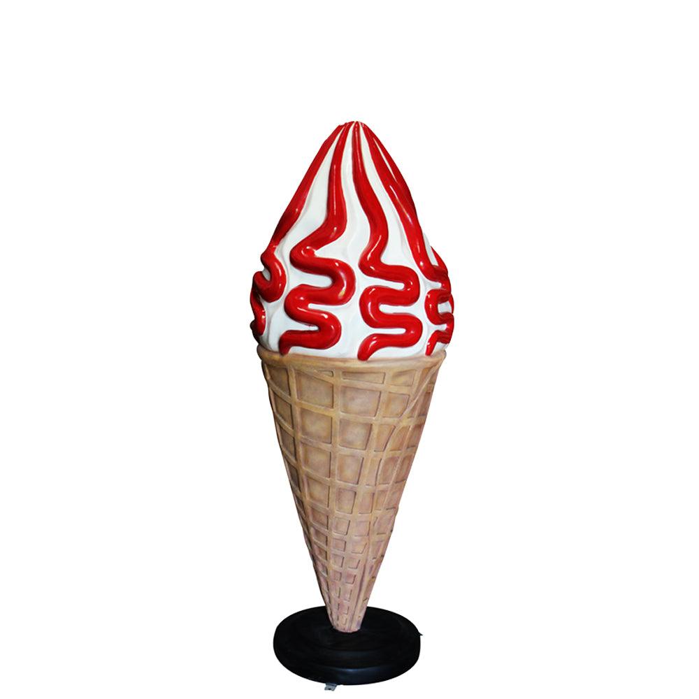 Strawberry Ice Cream Statue - LM Treasures Prop Rentals