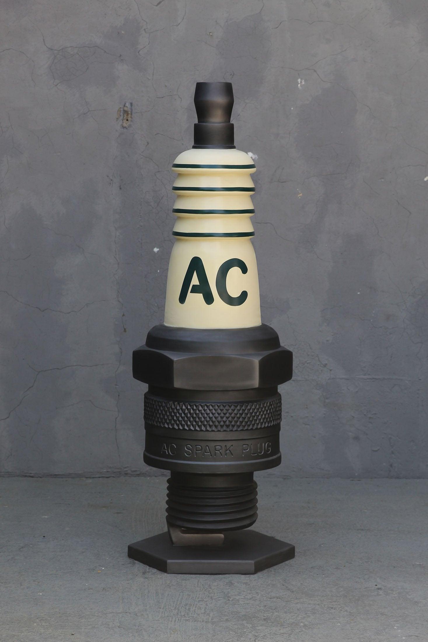 Giant Spark Plug Over Sized Statue - LM Treasures Prop Rentals 