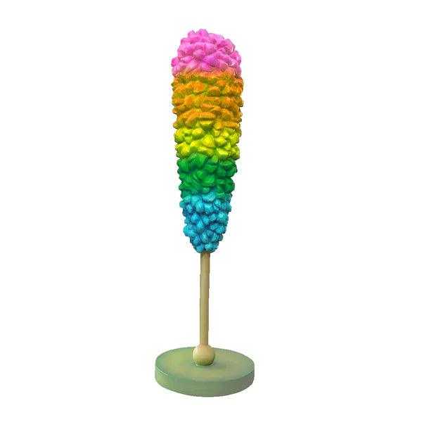 Large Rainbow Rock Candy Statue - LM Treasures Prop Rentals