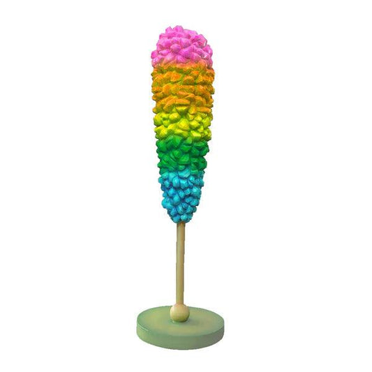 Large Rainbow Rock Candy Statue - LM Treasures Prop Rentals