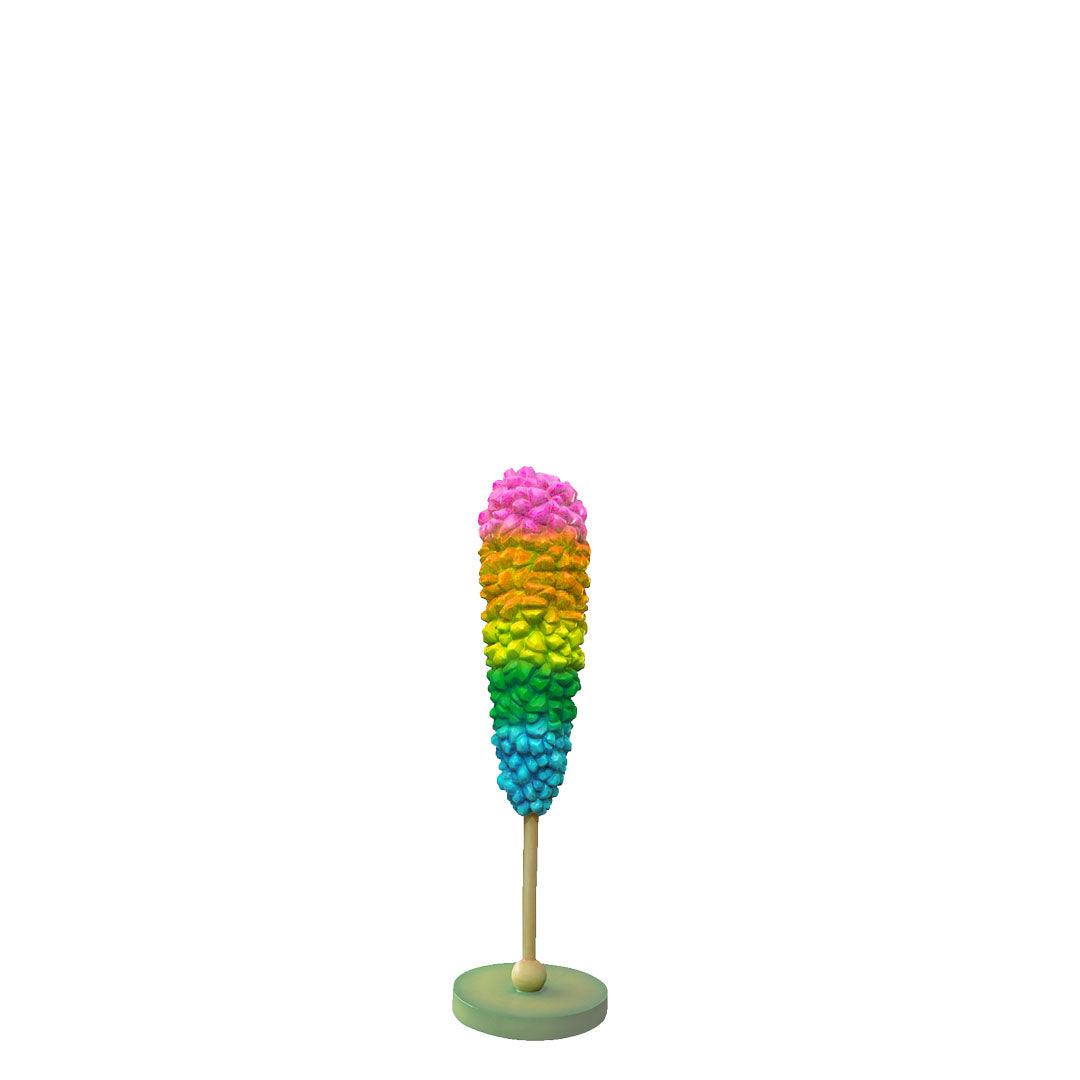 Small Rainbow Rock Candy Statue - LM Treasures Prop Rentals